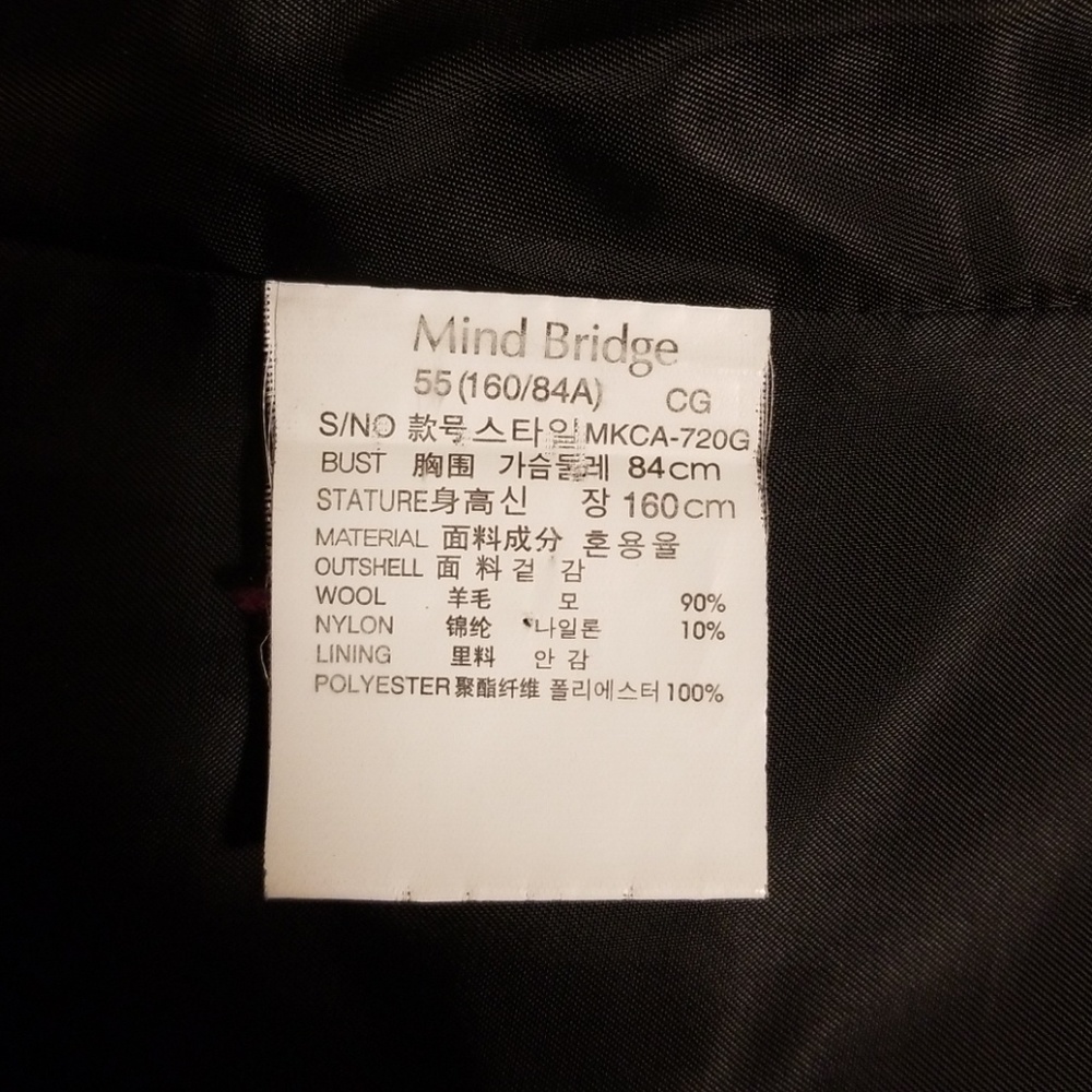 Mind Bridge Black Coat - Picture 7 of 8